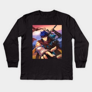 Ike (Vanguard Legend) Kids Long Sleeve T-Shirt